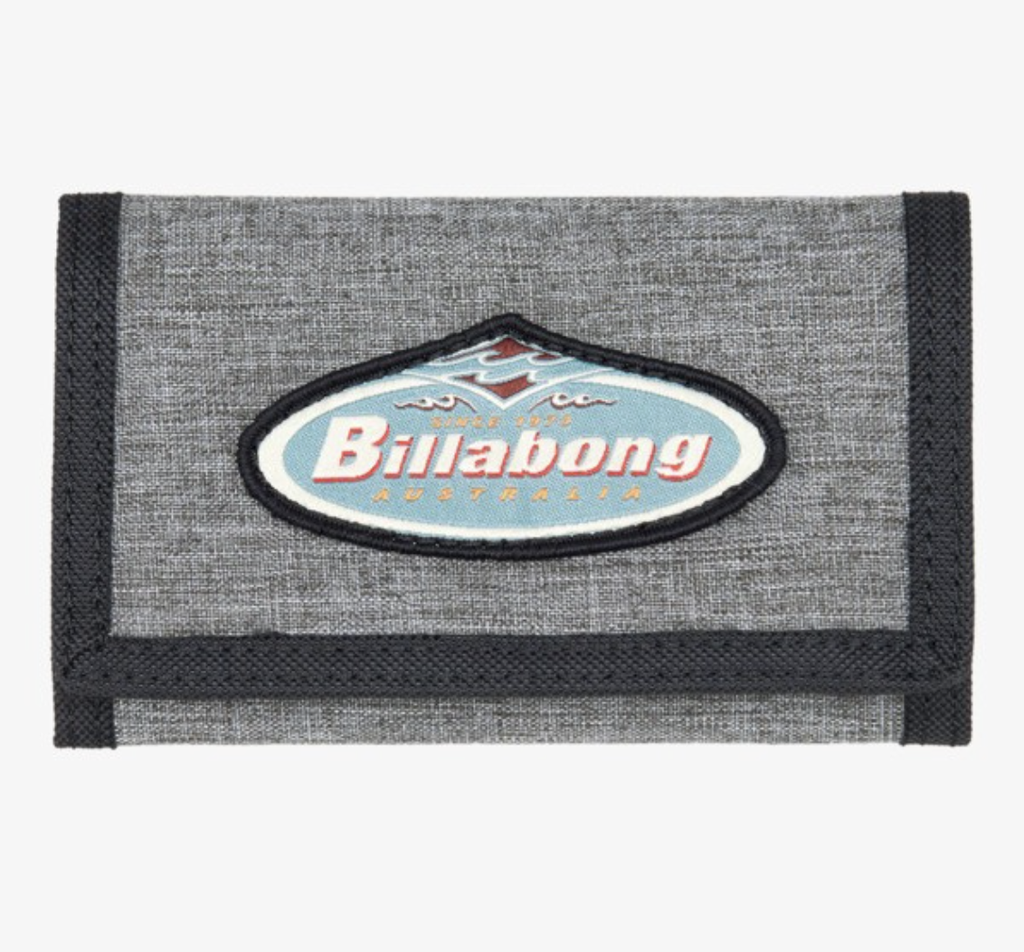 Cartera Billabong Tribong Patch - Grey Heather