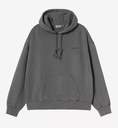 Sudadera con Capucha Carhartt WIP Benton - Graphite (Garment dyed)