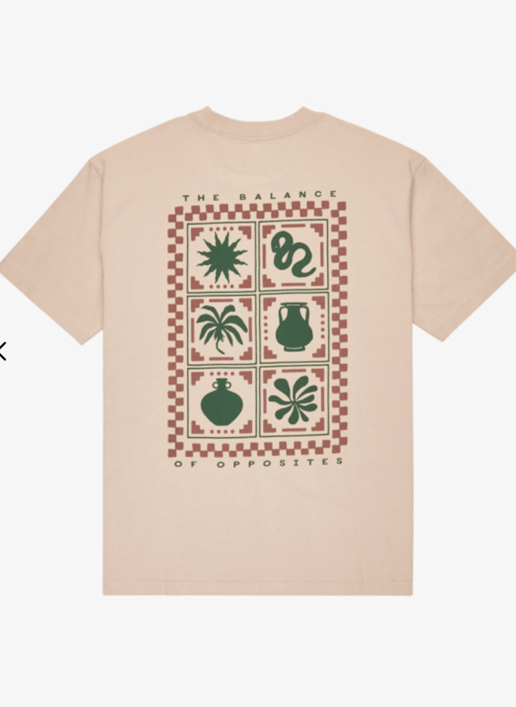 Camiseta Rvca Mosaic Fragments - Pale Mauve