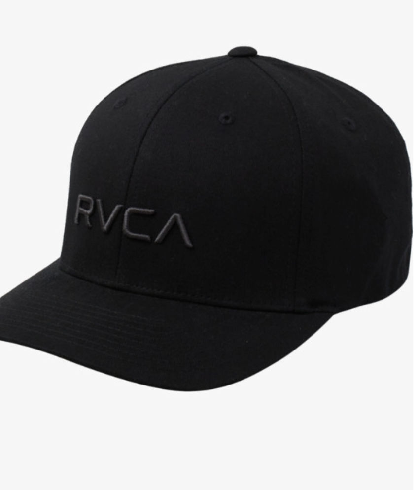 Gorra Rvca Flex Fit Hats - Black