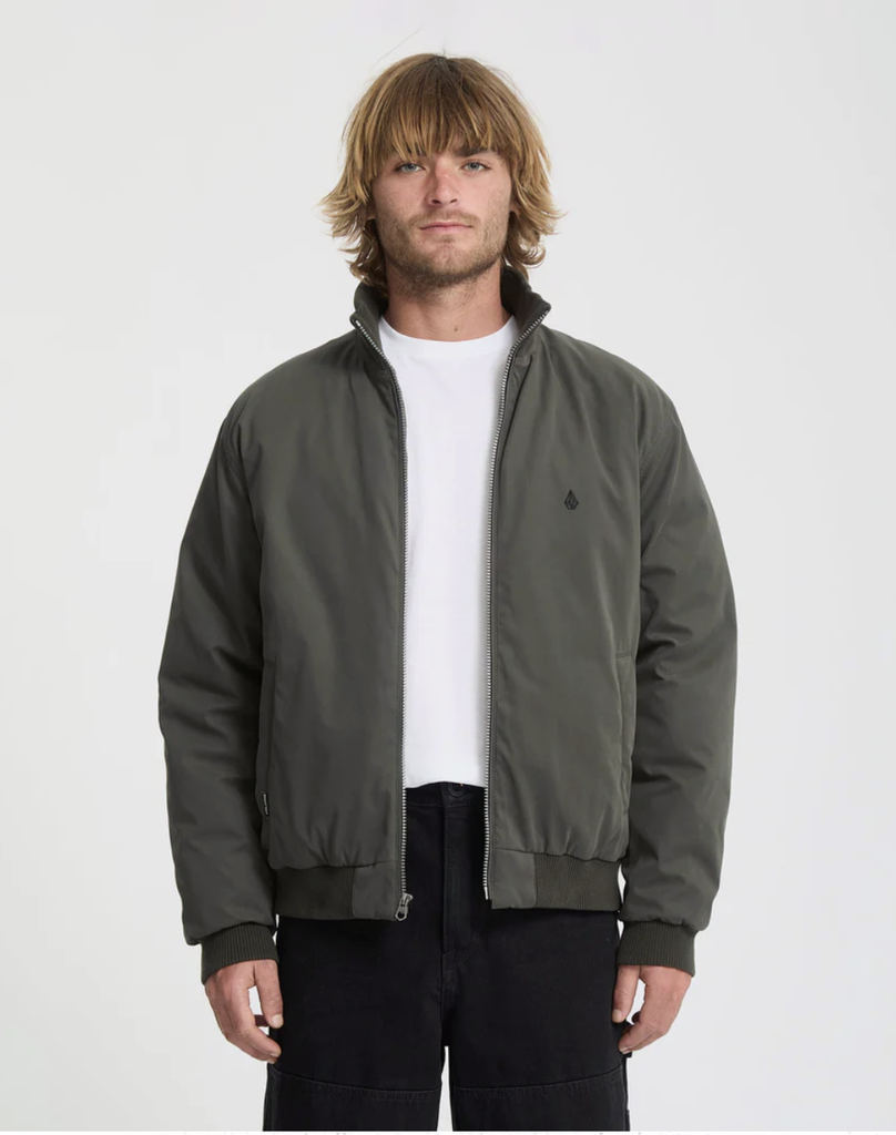 Chaqueta Volcom Damerman Bomber - Rinsed Black