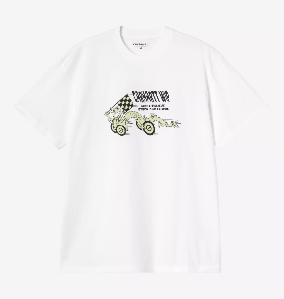 Camiseta Carhartt WIP Make Believe - White