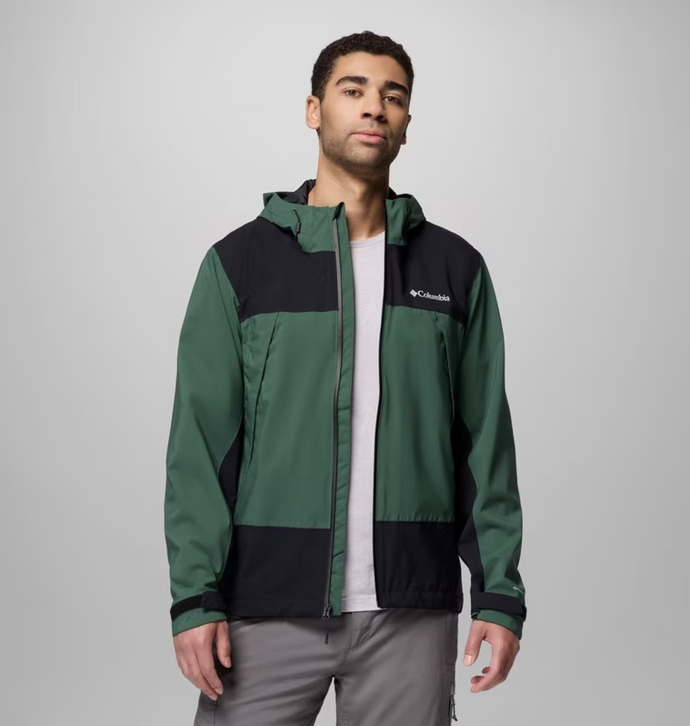 Chaqueta Columbia Boulder Falls - Rain Forest/Black