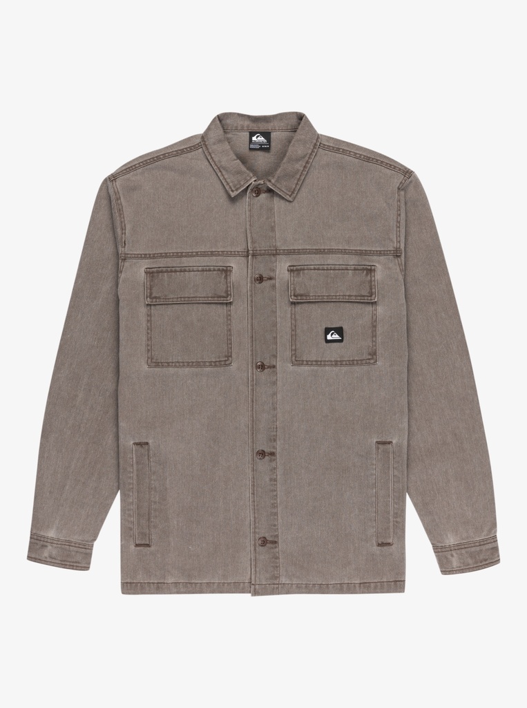 Sobrecamisa Quiksilver Mohab Washed Twill - Chocolate Brown (csd0)