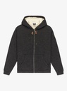 Sudadera con Cremallera Quiksilver Keller Block - Black Heather (kvjh)