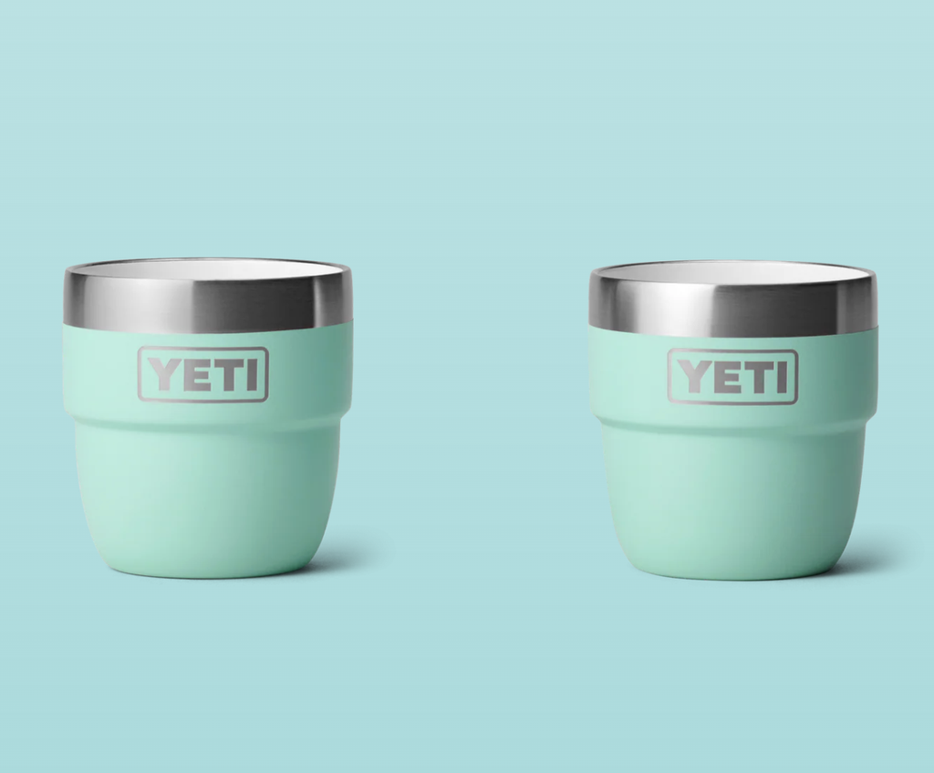 Vasos de Espresso Apilables Yeti Rambler 4 oz (118 ml) - Seafoam