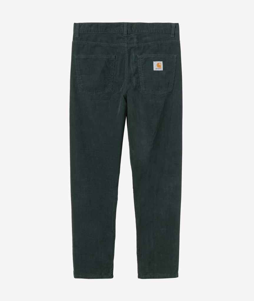 Pantalón de Pana Carhartt WIP Newel - Kale Green (Rinsed)