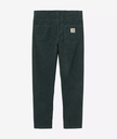 Pantalón de Pana Carhartt WIP Newel - Kale Green (Rinsed)