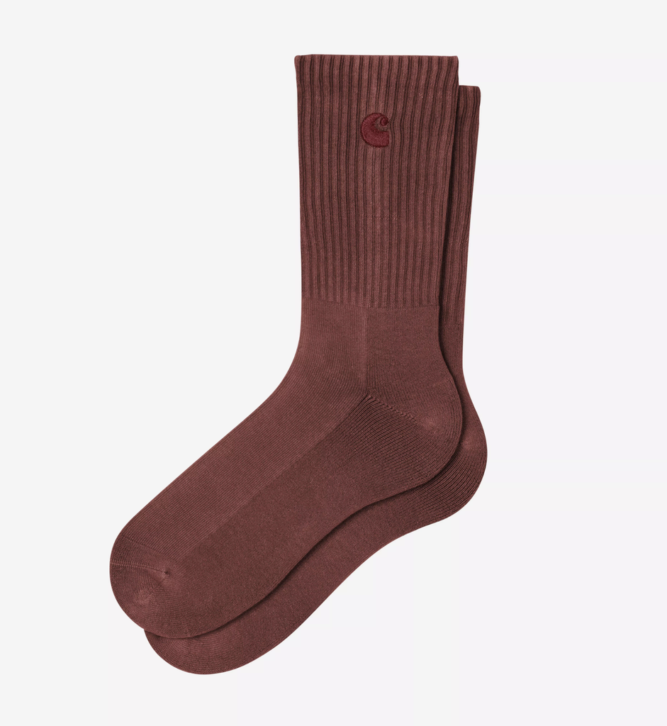 Calcetines Carhartt WIP Hudson - Marsala (Chalk Wash)