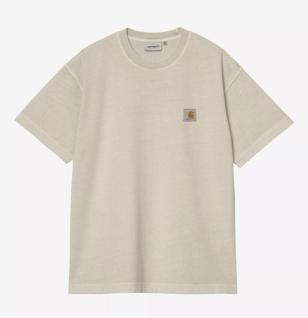 Camiseta Carhartt WIP Vista - Fleur De Sel (garment dyed)