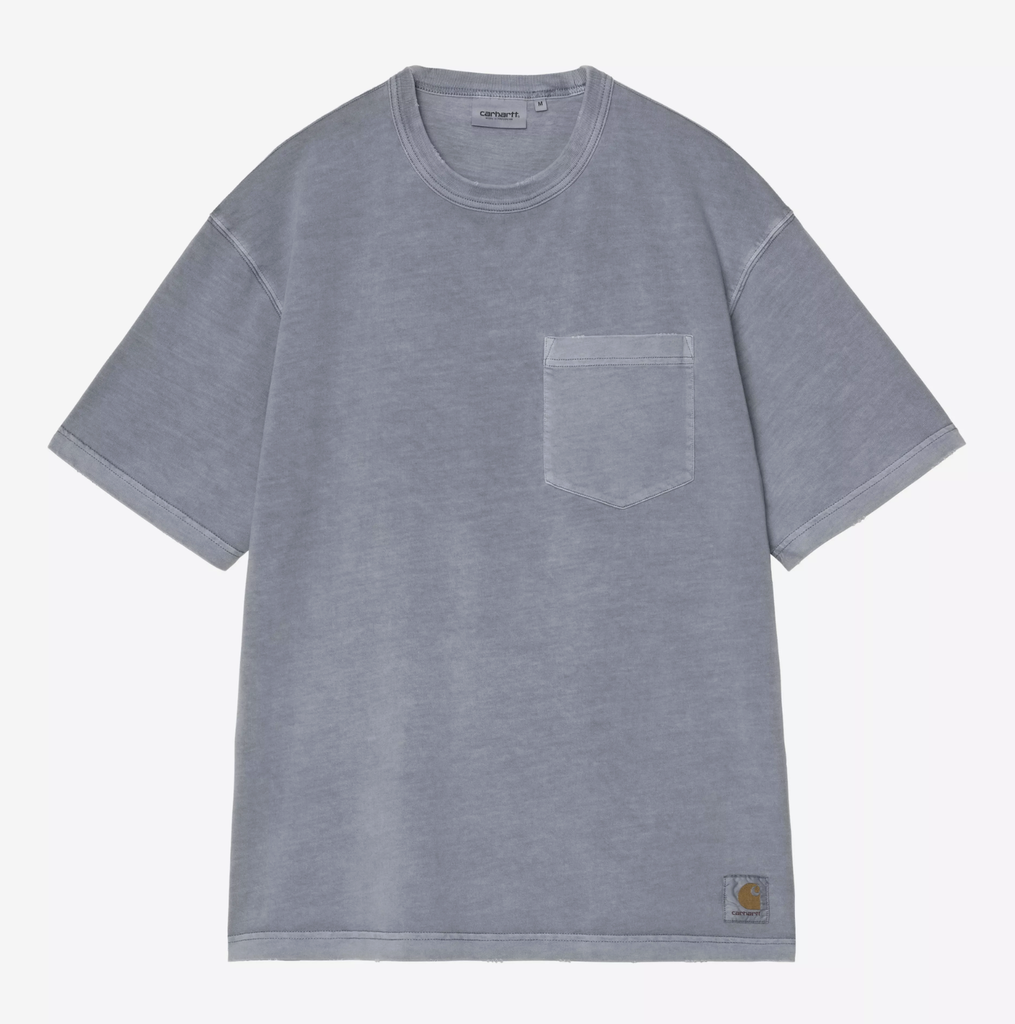 Camiseta Carhartt WIP Torion - Office Blue (Grind washed)