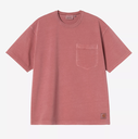 Camiseta Carhartt WIP Torion - Marsala (Grind washed)