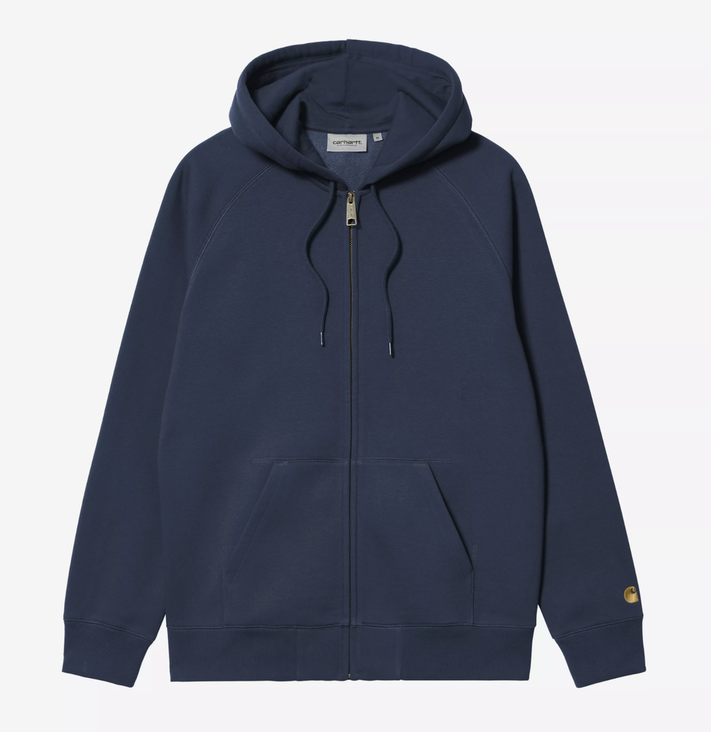 Sudadera con Cremallera Carhartt WIP Chase - Jupiter/Gold