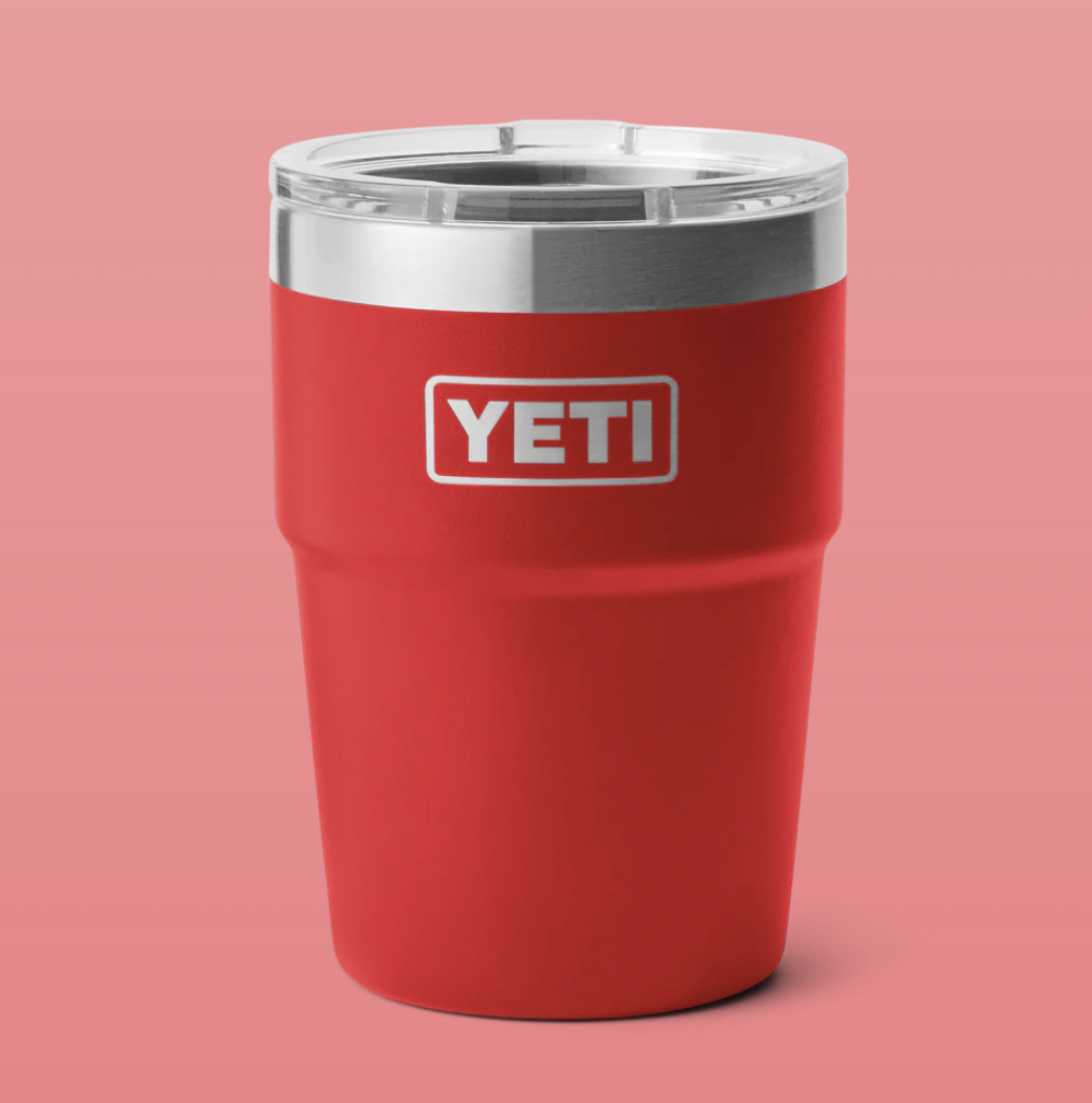 Vaso Apilable Yeti Rambler 16 oz (473 ml) - Rescue Red