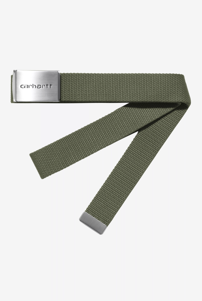 Cinturón Carhartt WIP Clip Belt Chrome - Leaf