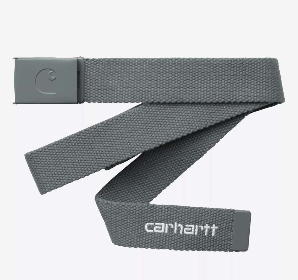 Cinturón Carhartt WIP C-Logo Belt Tonal - Velvet Green/White