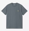 Camiseta Carhartt WIP Chase - Cozy Blue/Gold