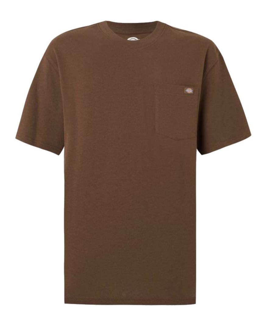 Camiseta Dickies con Bolsillo Luray - Brown