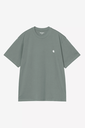 Camiseta Carhartt WIP Madison - Velvet Green/White
