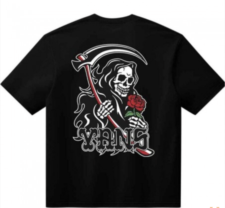Camiseta Vans So Long Reaper - Black