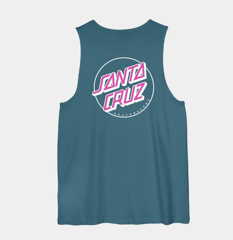 Camiseta Santa Cruz Partial Dot Vest - Teal