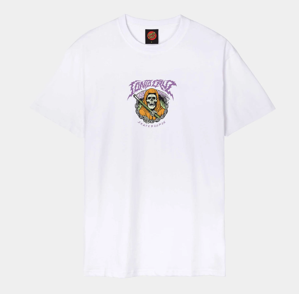 Camiseta Santa Cruz Out Of Time Front - White