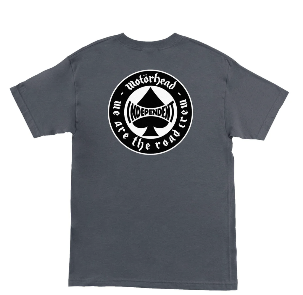 Camiseta Independent Motorhead Spade - Charcoal