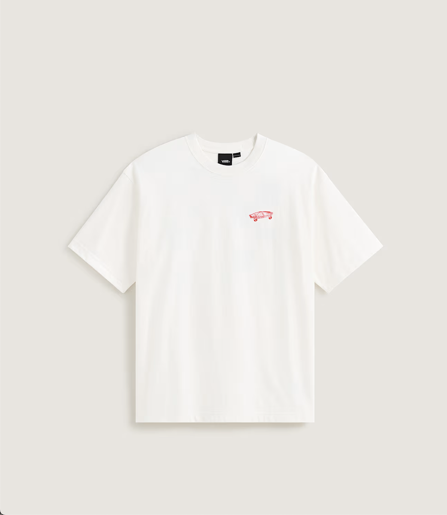 Camiseta Vans Premium Full Deck - Egret