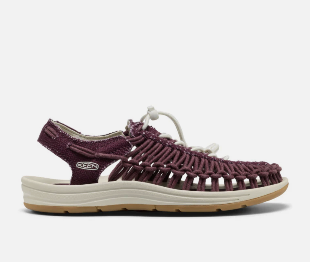Sandalias Keen Uneek Canvas W - Fig/Birch