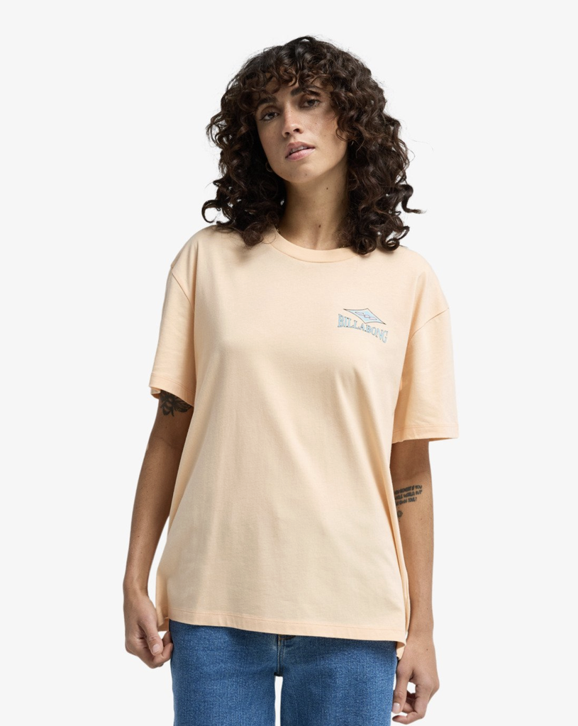 Camiseta Billabong Heritage Baker - Soft Peach (mef0)