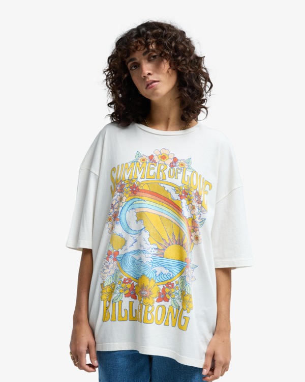 Camiseta Billabong Summer Of Love - Salt Crystal (scs)