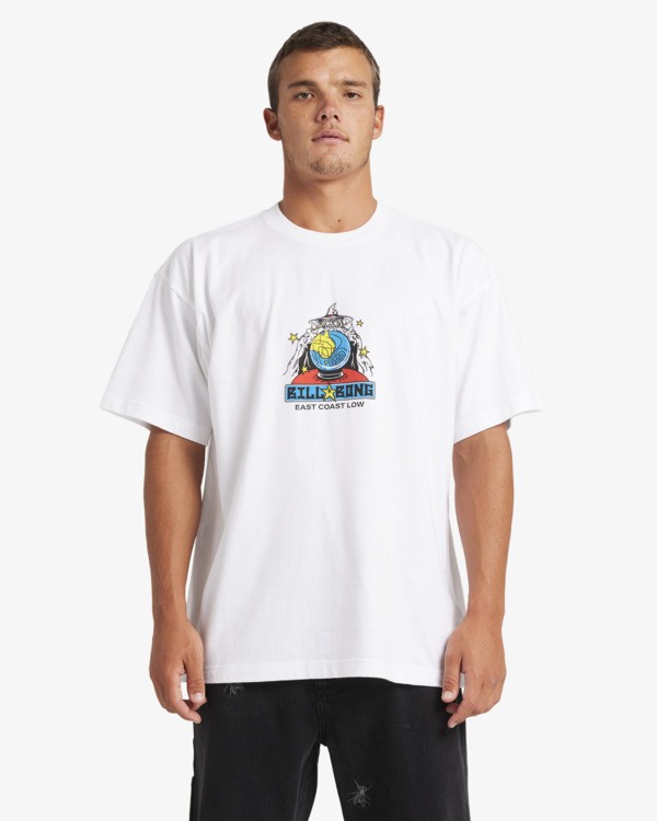 Camiseta Billabong East Coast Low Og - White (wht)