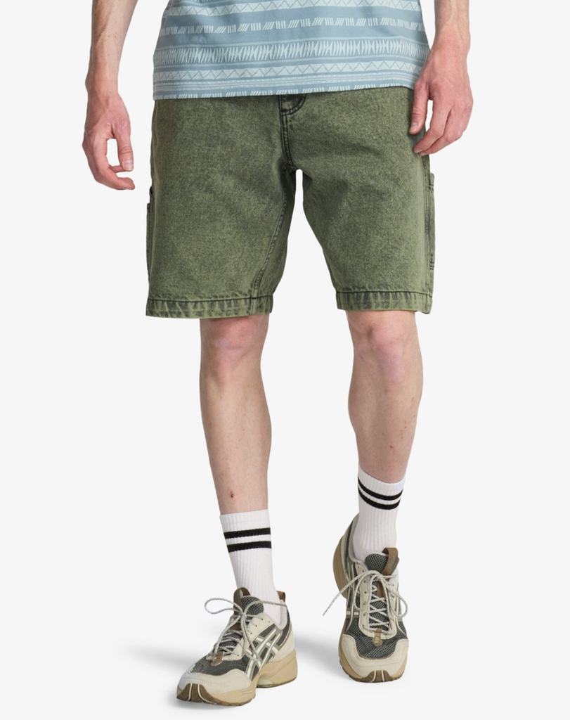 Pantalón Corto Billabong Bad Dog Workwear - Moss Green (glw0)