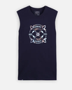 Camiseta Sin Mangas Oxbow Sunfaded - Deep Marine
