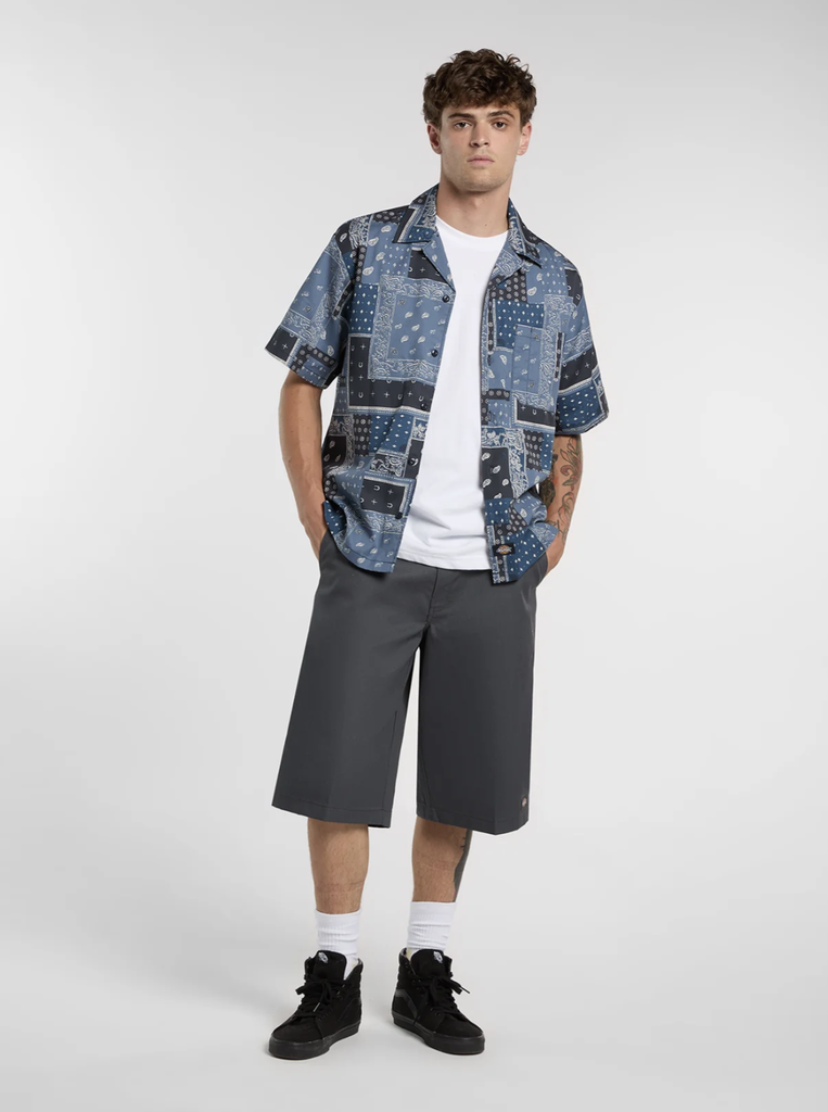 Camisa De Manga Corta Glandorf - Azul Marino