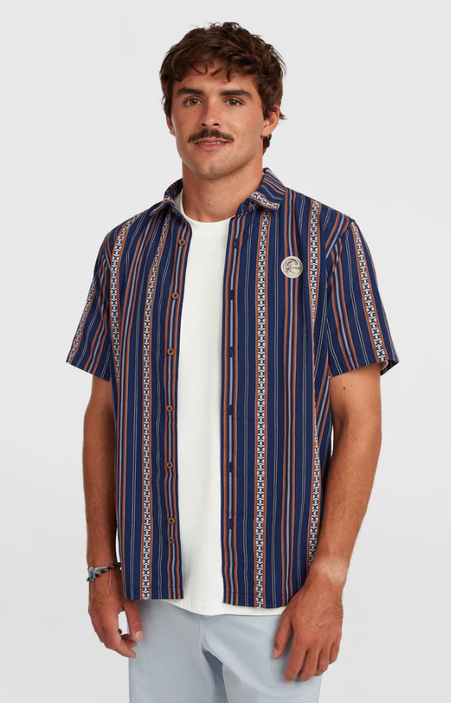 Camisa O'neill O'Riginals Jacquard - Blue O'riginal Jstripe