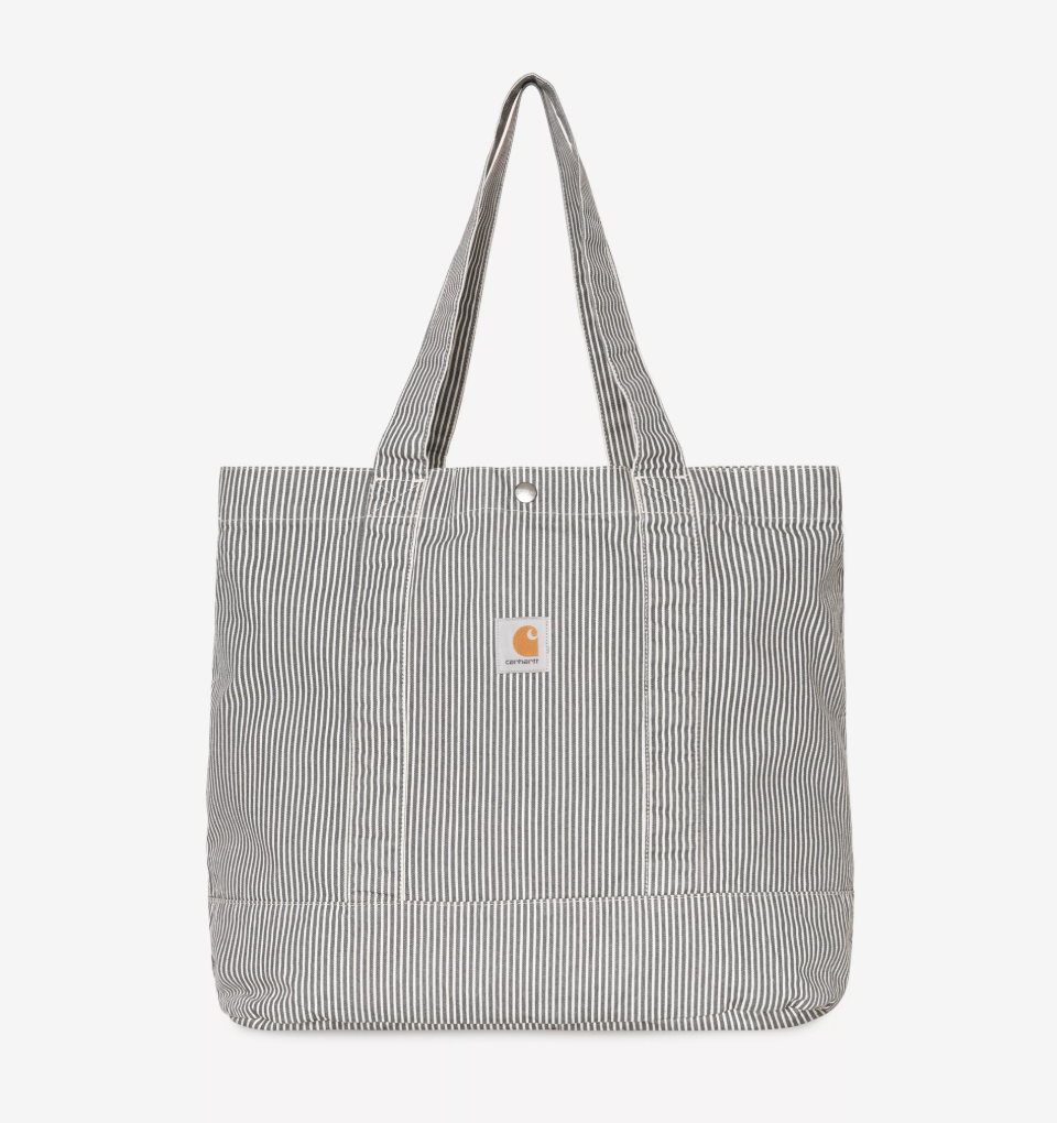 Bolso Tote Carhartt WIP Mercer - Mercer Stripe/Graphite/Wax (Stone Washed)