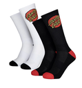 Calcetines Santa Cruz Pack 2 Clasic - White/Black