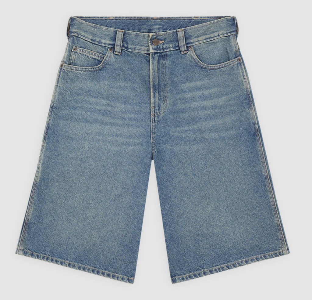 Vaqueros Cortos Dickies 958 Holgados 13-Inch -  Khaki Tinted Blue