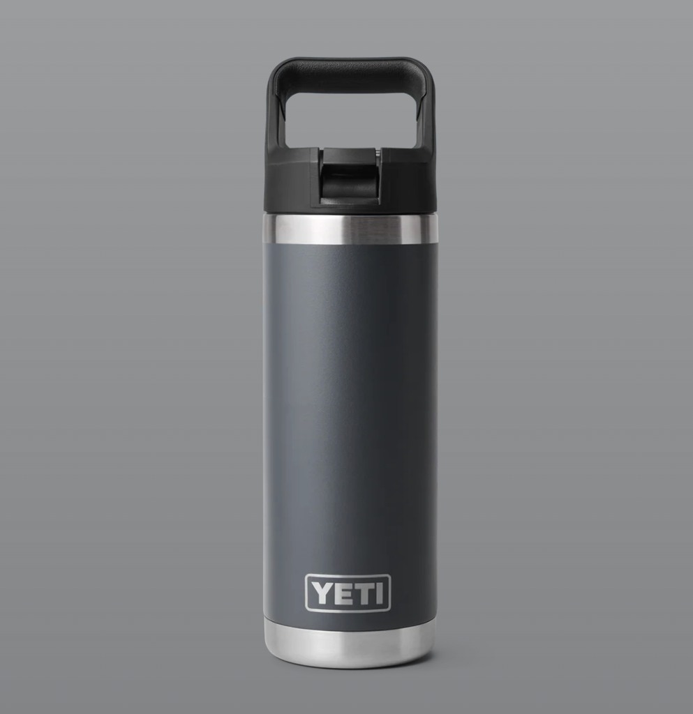 Botella con Tapa de Pajita Yeti Rambler 18 oz (532 ml) - Charcoal