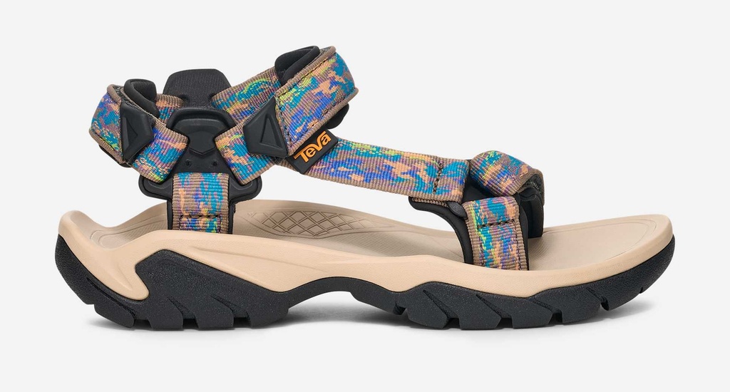 Sandalias Teva Terra Fi 5 Universal - Tree Cover Neon Spring