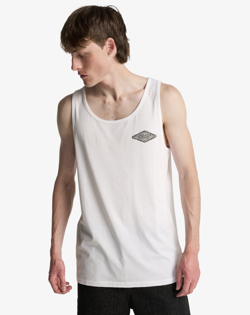 Camiseta Sin Mangas Dikcies Crayon Wave - White (wht)
