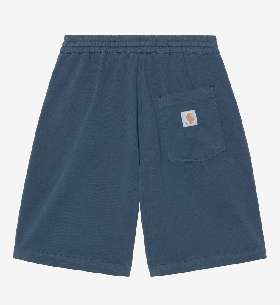 Pantalón Corto Carhartt WIP Floyde - Blue River (garment dyed)