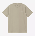 Camiseta Carhartt WIP Script Embroidery - Barchan/White