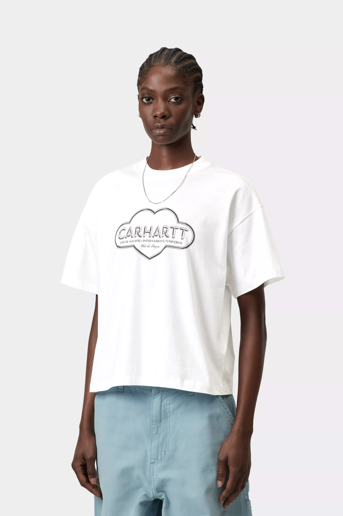 Camiseta Carhartt Wip W' Cloud Heart - White (Mujer)