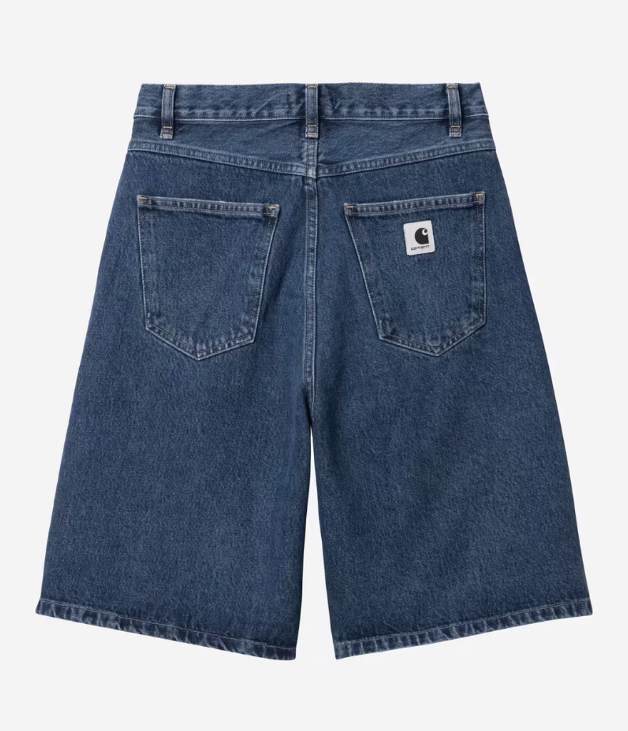 Pantalón Corto Carhartt Wip W' Brandon - Blue (stone washed) (Mujer)