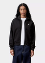 Sudadera con Cremallera Carhartt WIP W' Casey - Black/Silver (Mujer)