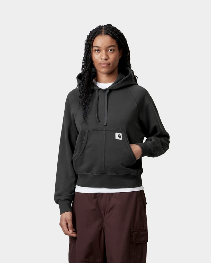 Sudadera Con Capucha Carhartt WIP W' Hudson - Black, chalk wash (Mujer)