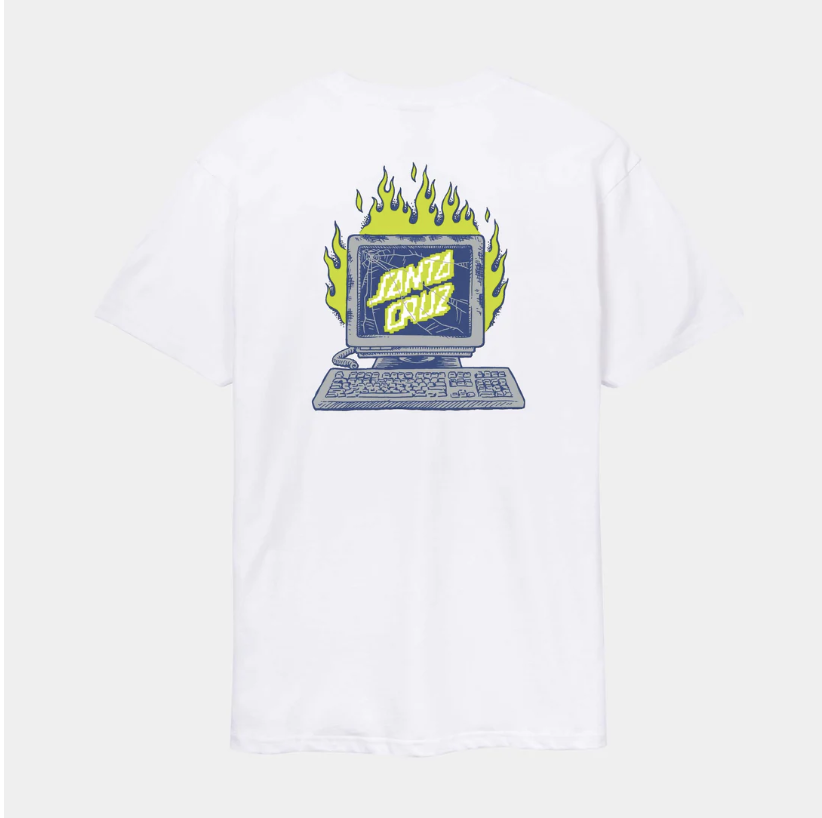 Camiseta Santa Cruz Self Destruct - White