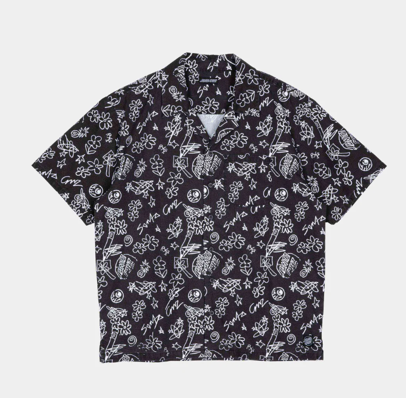 Camisa Santa Cruz Finn - Artificial Scribble